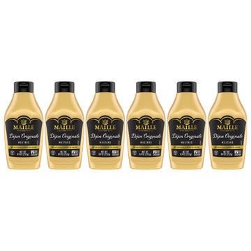 Maille Mustard Dijon Originale Squeeze 8.9 Oz, Pack Of 6, 8.9 Oz