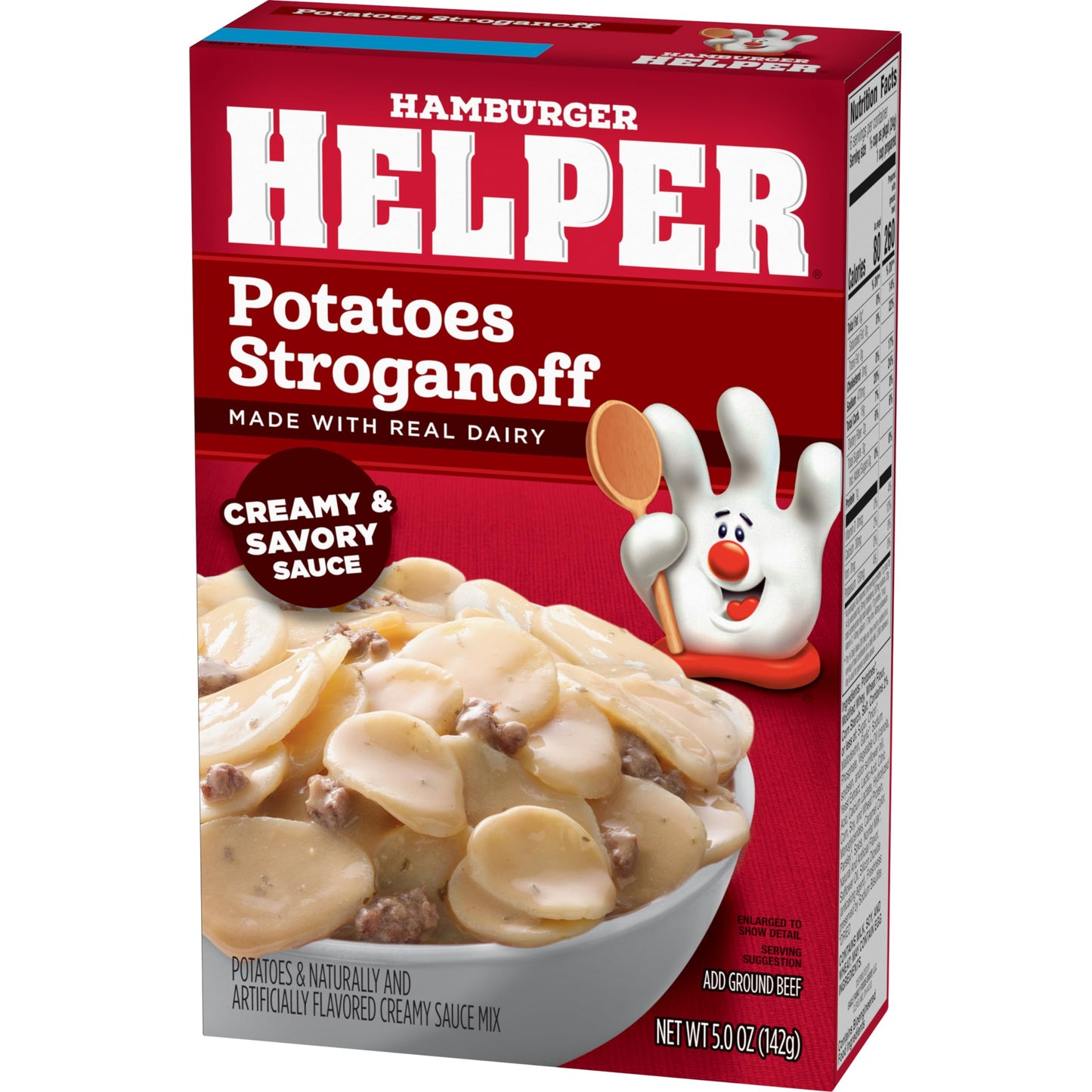 Hamburger Helper Potatoes Stroganoff, 5 oz Pack of 12 - Easy Meal Prep, Convenient Dinner Solution