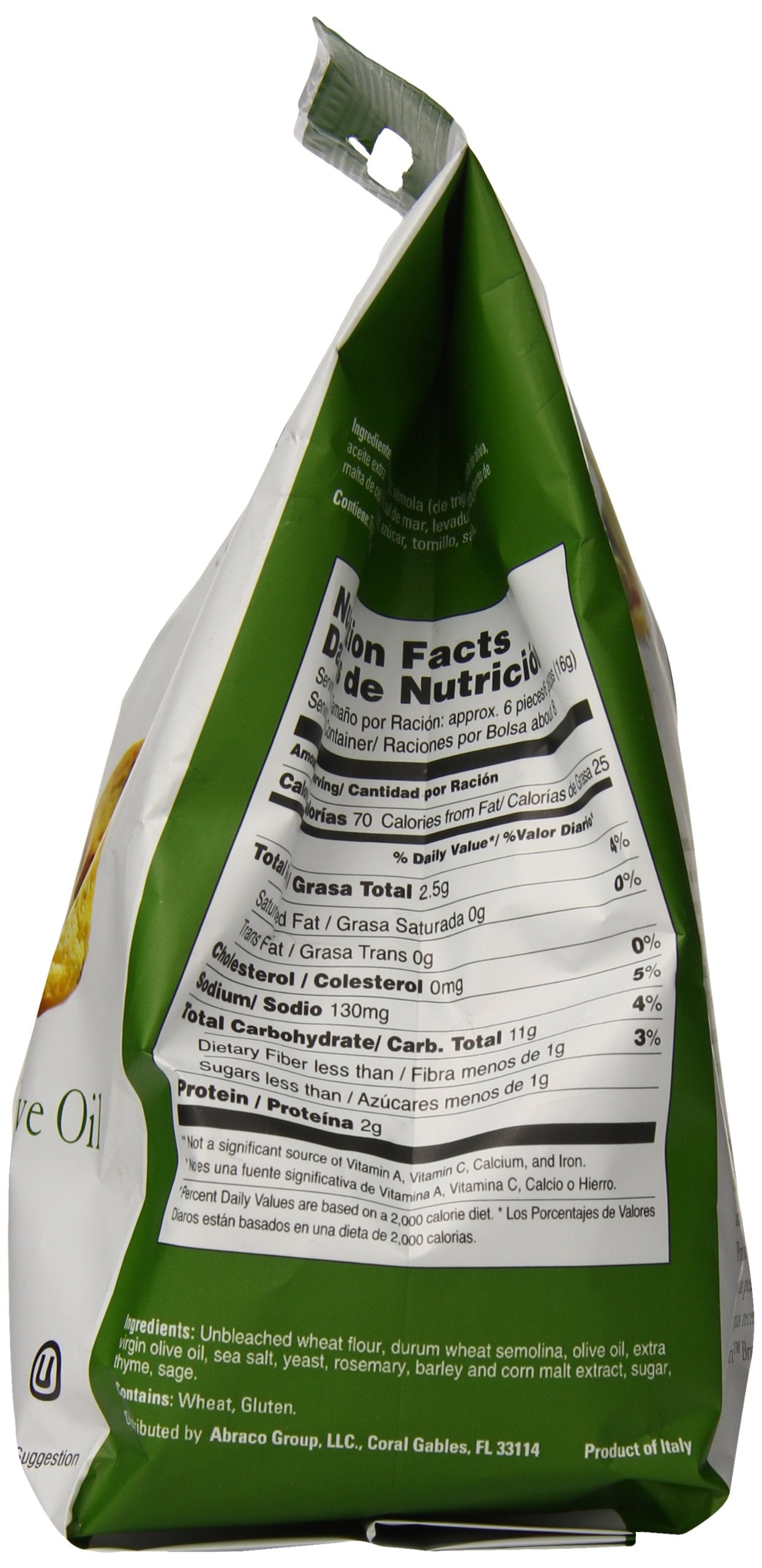 Asturi Bruschettini, Rosemary and Olive Oil, 4.23 Ounce