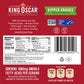 King Oscar Kipper Snacks, Lightly Smoked Herring Fillets in Extra Virgin Olive Oil, 3.54 Ounce Cans, Pack of 12