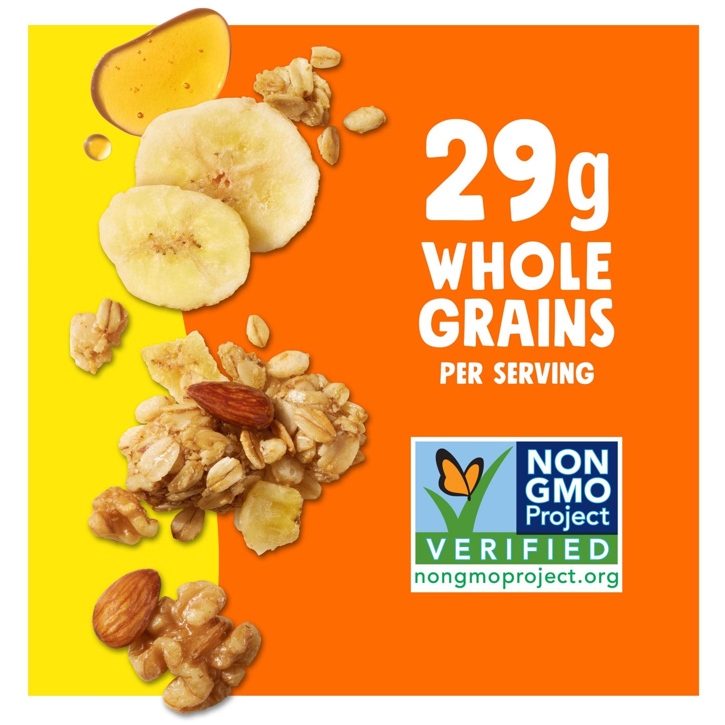 Bear Naked Granola Cereal  Whole Grain Granola  Breakfast Snacks  Banana Nut Blend (5 Bags)