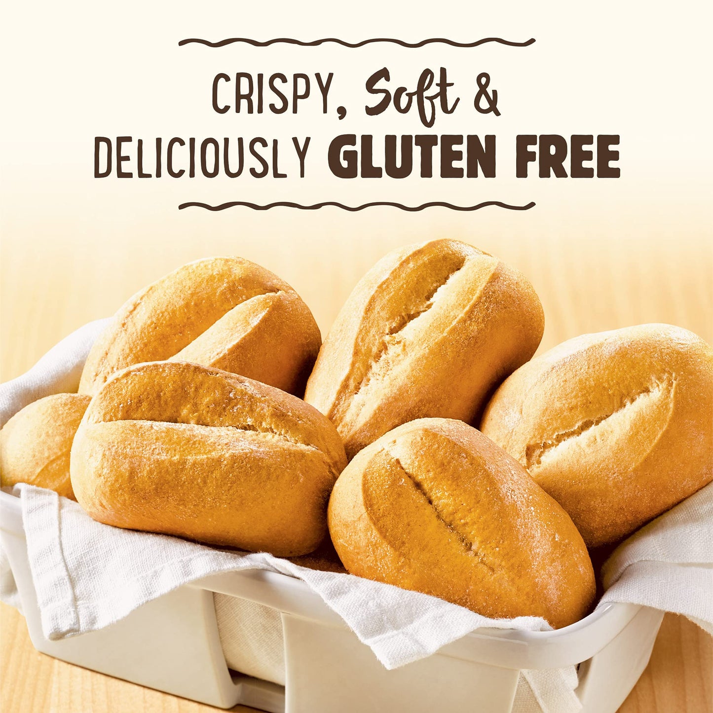 Udis Gluten Free Classic French Dinner Roll, Frozen, 7.41 oz.