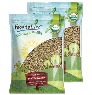 Food to Live - Organic Anise Seeds, 14 Pounds - Non-GMO. Great for Tea, Baking, Pickling and Cooking. Non-irradiated. Whole Dry 