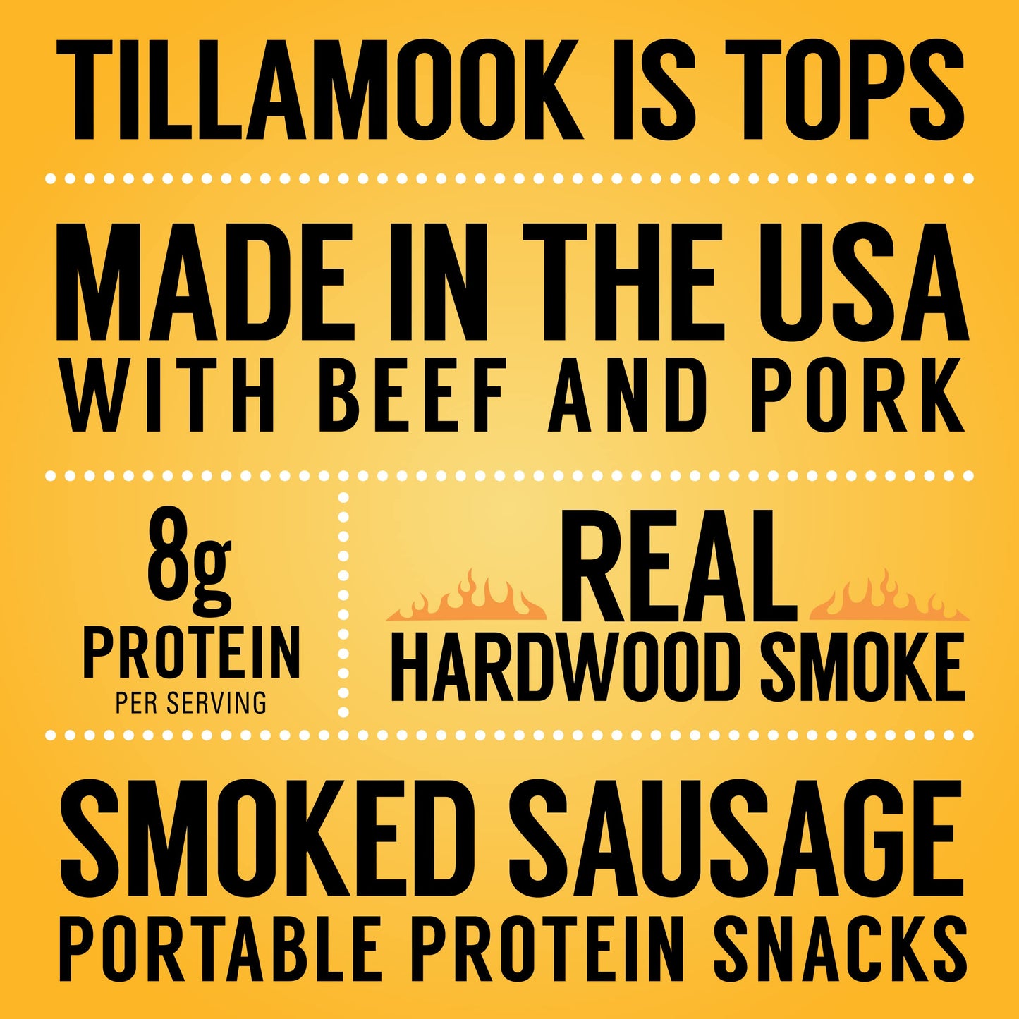 Tillamook Country Smoker Pepperoni Sausages, 15.2 Ounce Tall Jar, 20 Count