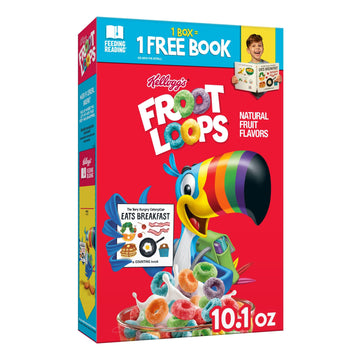 Kellogg'S Froot Loops Cold Breakfast Cereal, Kids Cereal, Family Breakfast, Original, 10.1Oz Box (1 Box)