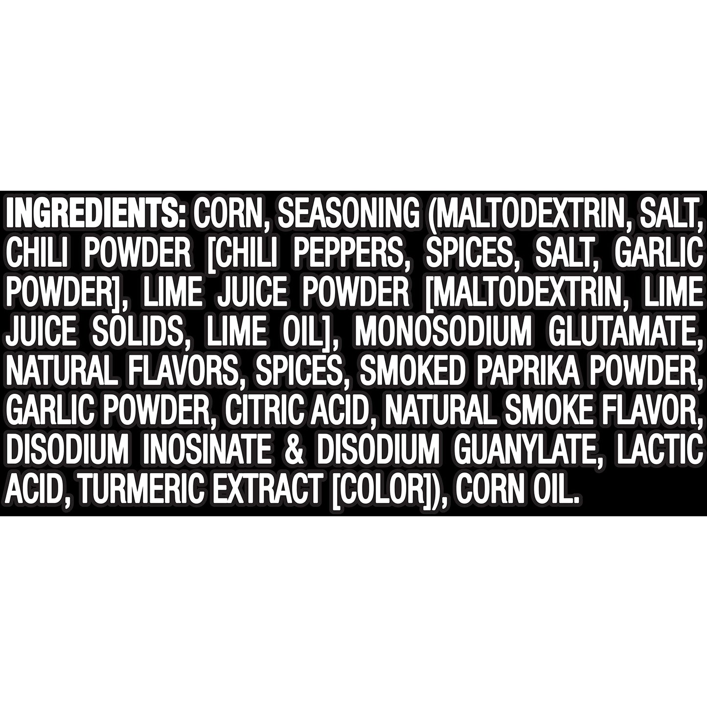 CORN NUTS Mexican Street Corn Crunchy Corn Kernels, 4 OZ (Pack of 1)