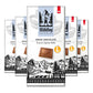Milkboy Swiss Chocolates Chocolate Bars - Premium Milk Chocolate - Gluten Free - 3 oz, Pack of 5 - Chocolate Color