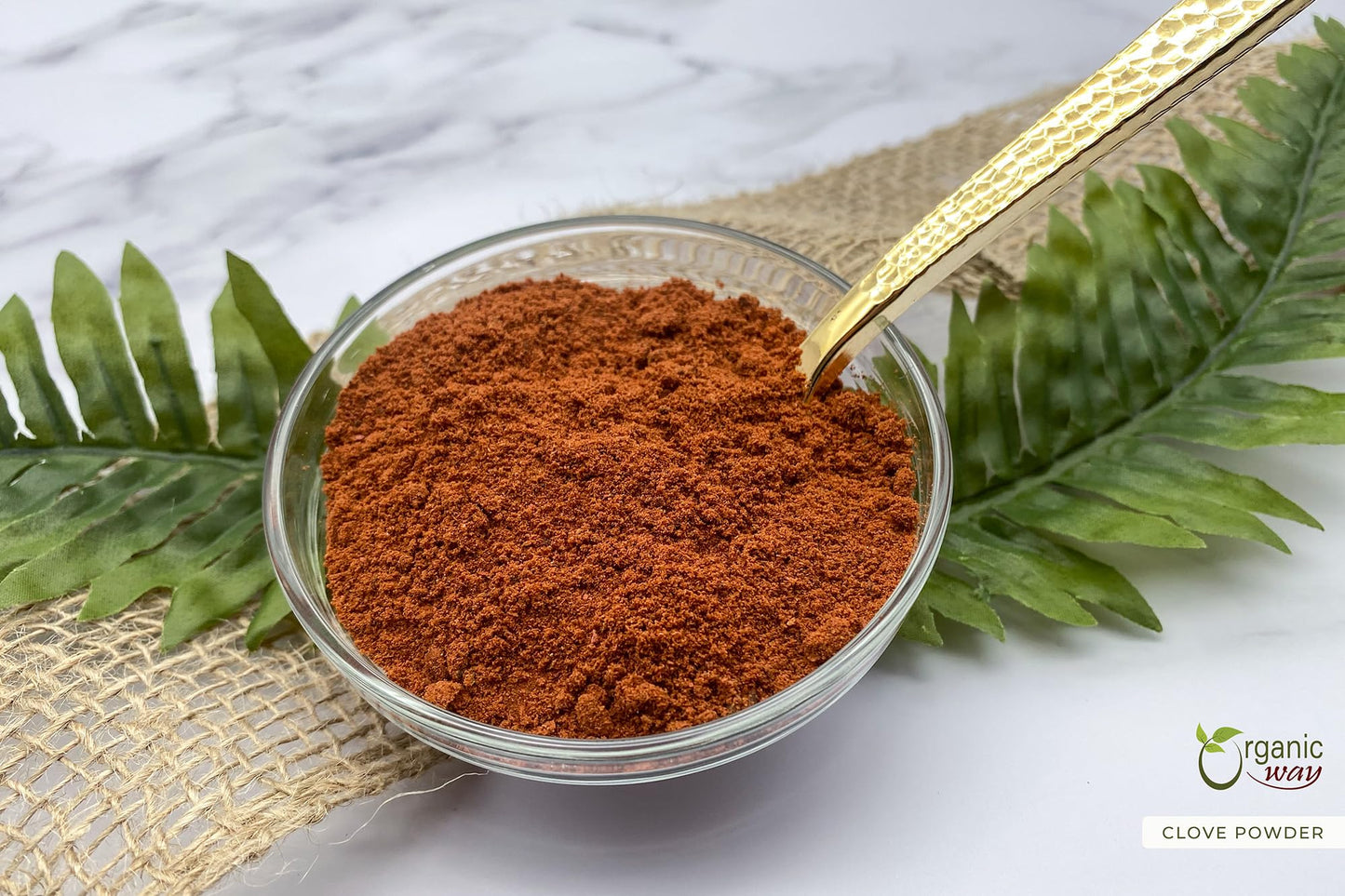Organic Way Premium Cloves Powder (Syzygium Aromaticum) - Aromatic Spice | Organic & Kosher Certified | Raw, Vegan, Non Gmo & Gl
