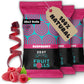 Fruit Rolls by Zest Delites, 100% Natural Healthy Fruit Snacks Bulk for Kids & Adults, Made from Real Raspberry Leather, Vegan, 