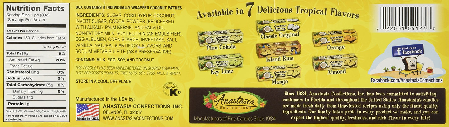 Original Flavor Coconut Patties(12 oz, 9 count)