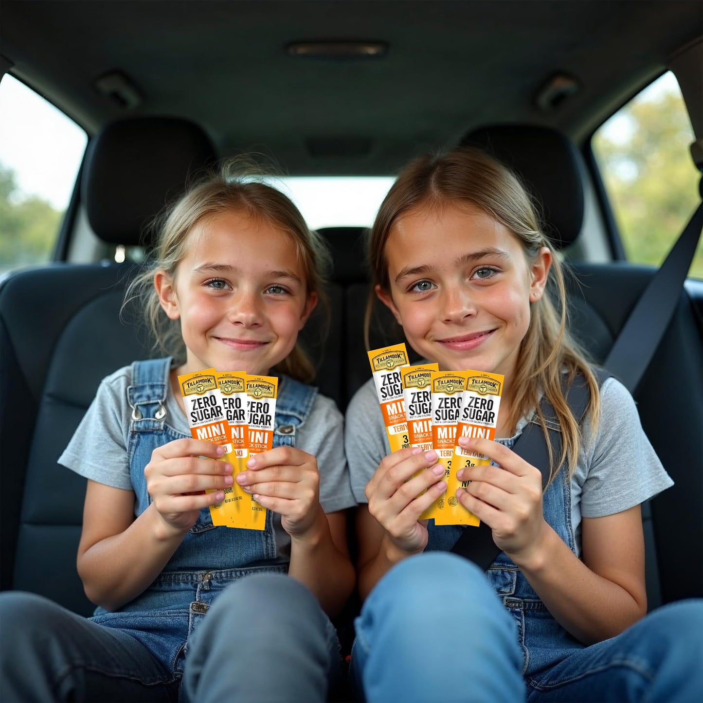 Tillamook Country Smoker Zero Sugar Teriyaki Mini Smoked Sausages  0.33 oz  36 Ct  Individually Wrapped Beef Sticks for Kids School Snacks  Lunchboxes  Travel  Real Hardwood Smoked