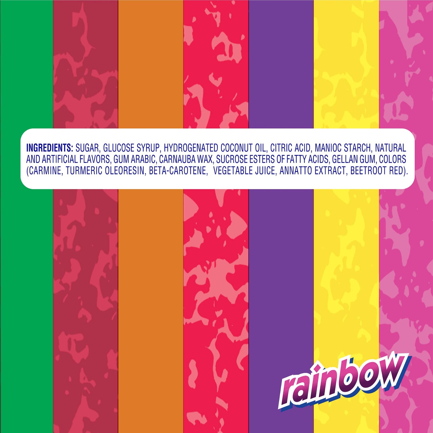 Mentos Chewy Mint Candy Roll, Rainbow, Non Melting, Party, 14 Pieces (Bulk Pack Of 15)