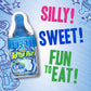 Baby Bottle Pop Colorfest Individually Wrapped Halloween Bulk Candy - Blue Raspberry Party Pack - 10 Fun Candy Lollipops W/ Powd