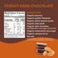 Tosi Dark Chocolate Peanut Protein Bars, Plant Based With Nuts, Gluten-Free Crunchy Snacks, Vegan, Organic, Flax & Chia Seeds, S