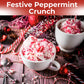 Crushed Peppermint Candy Pieces  Red & White  Mint Flavored Bits for Baking  Toppings  Decorating  and Holiday   4 Lbs in Reusable Jar