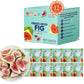 ONETANG Freeze-Dried Fruit Fig Chips, 12 Pack Single-Serve Pack, Non GMO, Kosher, No Add Sugar, Gluten free, Vegan, Holiday Gift