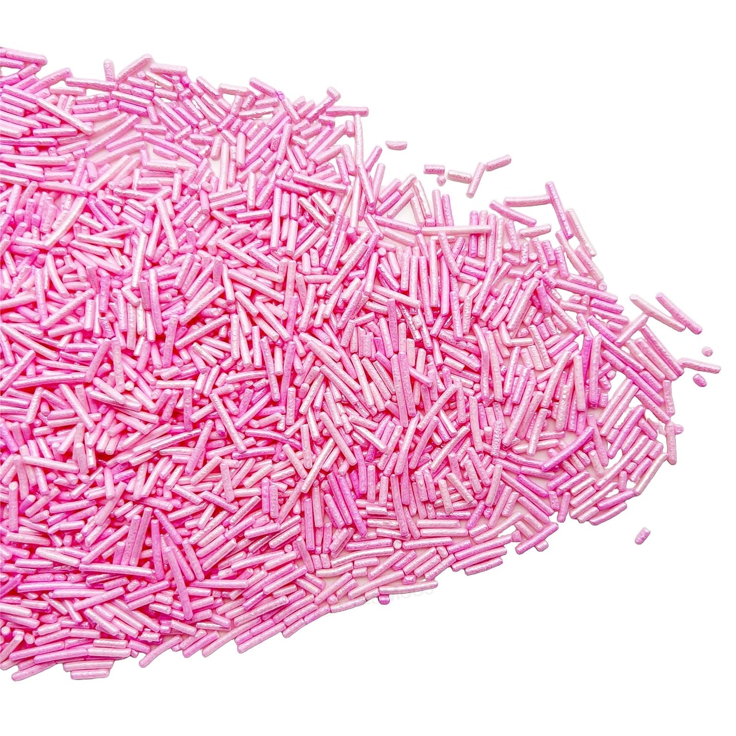 Se Si&Moos Pink Jimmies Sprinkles Pink Sprinkles For Cake Decorating Edible Crunchy Jimmies For Topping Ice Cream, Cookies, Cake