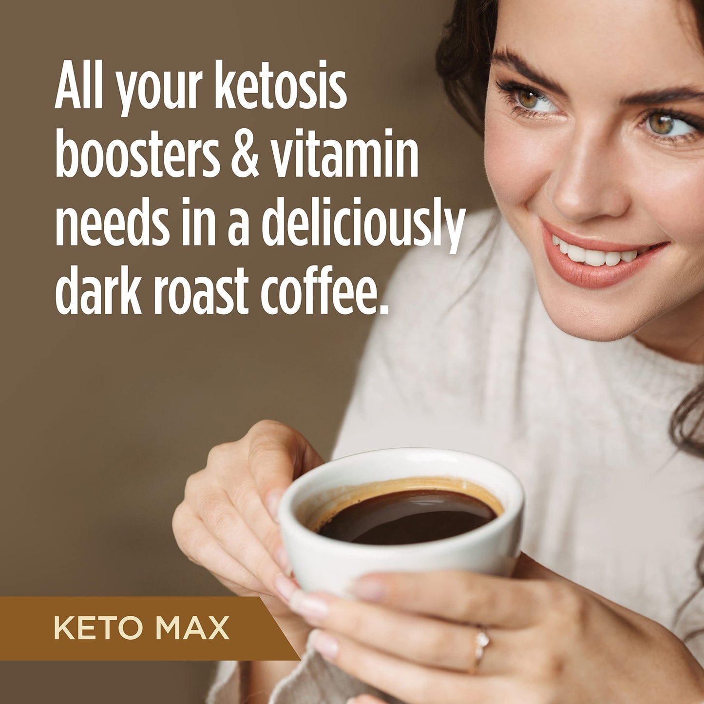 Vitacup Keto Max Dark Roast Coffee Pods, Ketosis & Energy, Butter, Mct Oil, Turmeric, B Vitamins, D3, All-In-One Keto Recyclable Single Serve Pod Compatible W/Keurig K-Cup Malt-Inspired,72 Ct