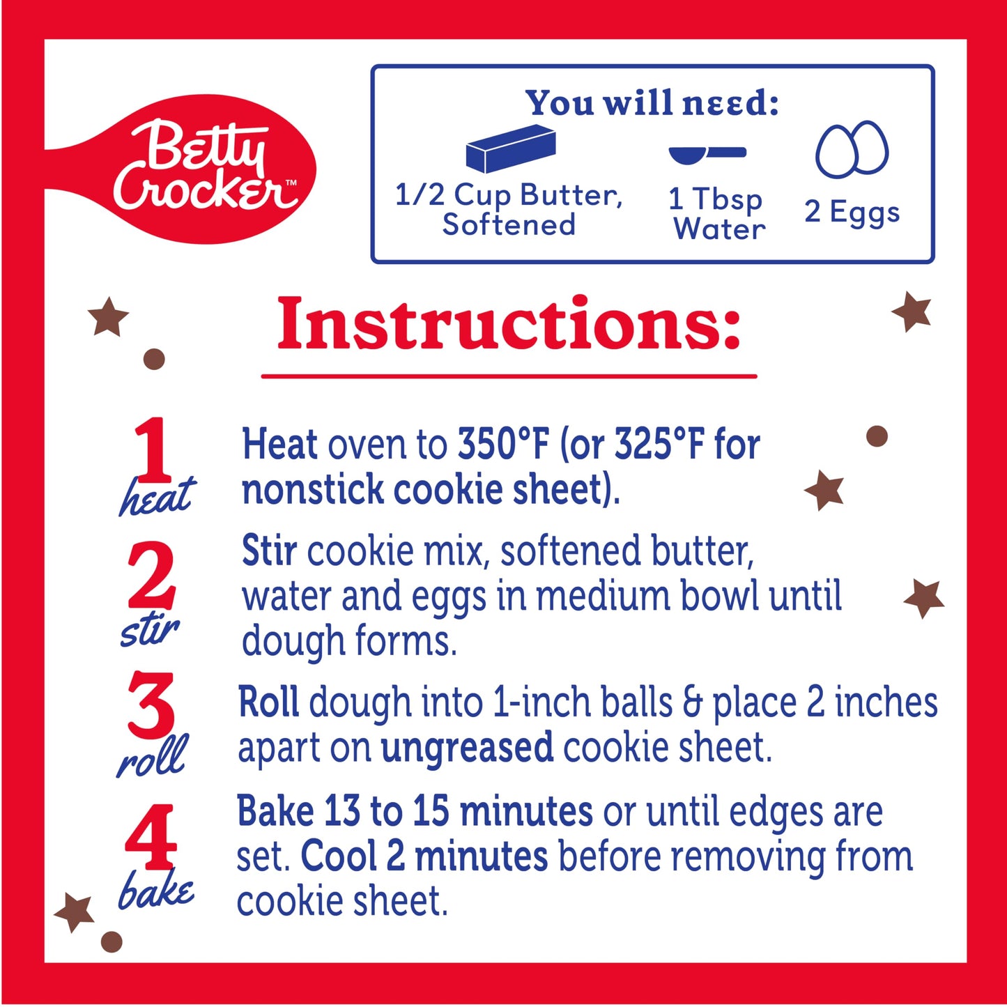 Betty Crocker Limited Edition Soft Baked Peppermint Sugar Cookie Mix  Holiday Cookies  16.6 oz