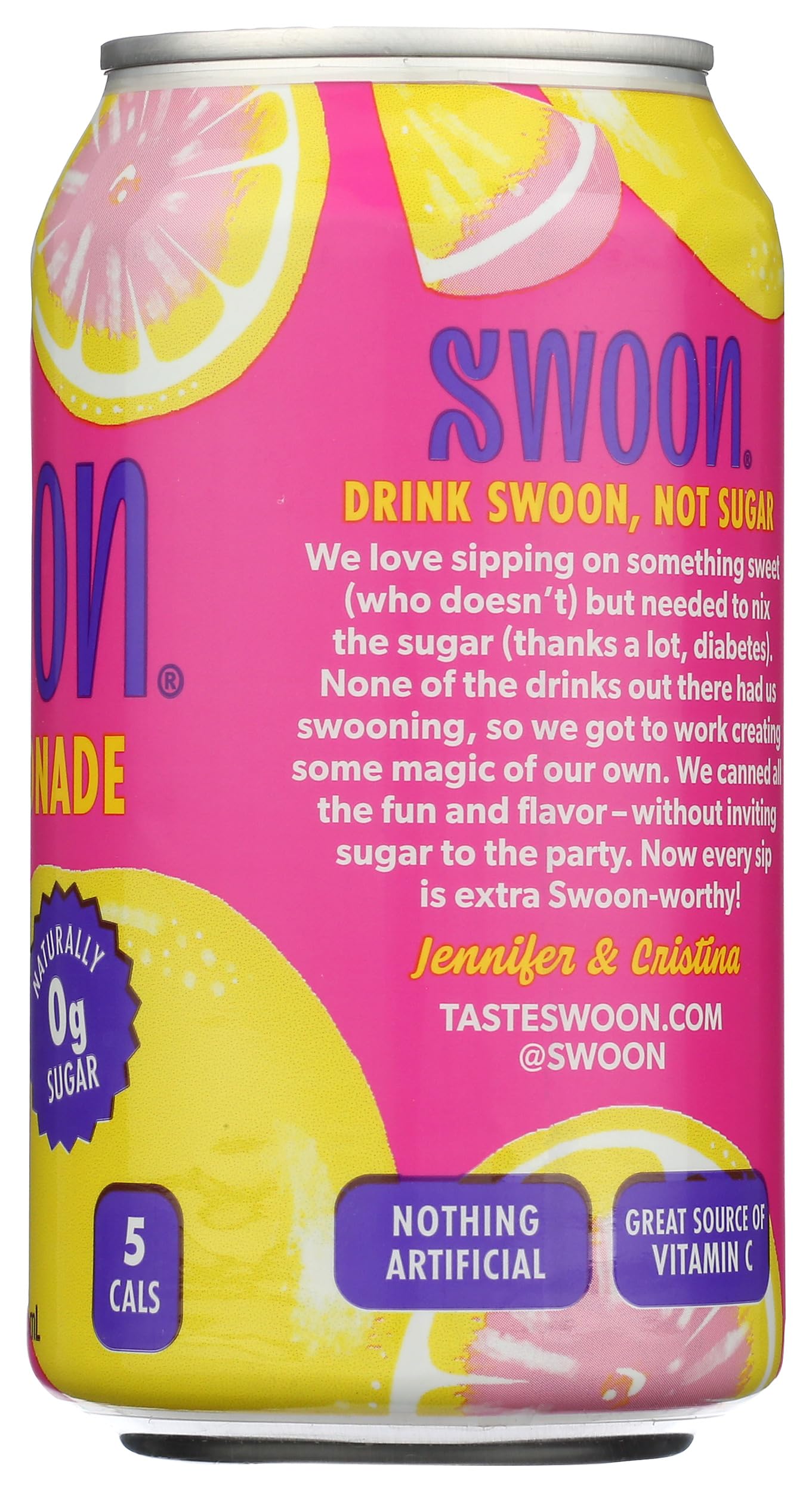 Swoon Zero Sugar Pink Lemonade, 12 FZ