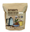 Anthonys Organic Instant Coffee 14oz  Ultra Fine Microground  Gluten Free  Arabica  Non GMO