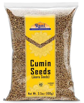 Rani Cumin Seeds Whole (Jeera) Spice 3.5Oz (100G) ~ All Natural | Gluten Friendly | Non-Gmo | Vegan | Indian Origin