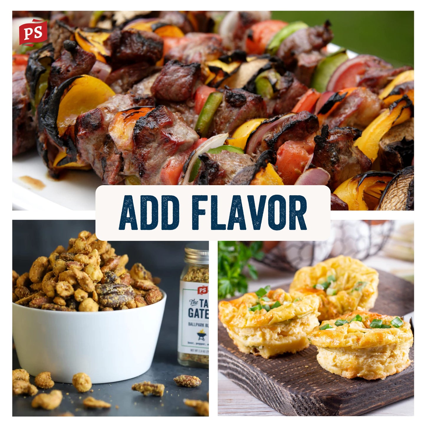 PS Seasoning The Tailgater All-Purpose Seasoning, Toasted Onion & Pepper Flavor, 2.8 Ounce