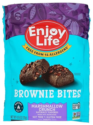 Enjoy Life Foods - Brownie Bites Marshmallow Crunch - 4.76 Oz.