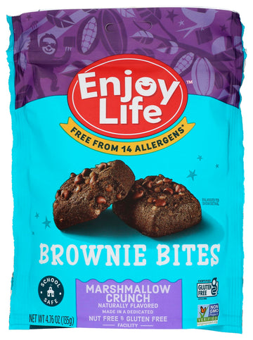 Enjoy Life Foods - Brownie Bites Marshmallow Crunch - 4.76 Oz.