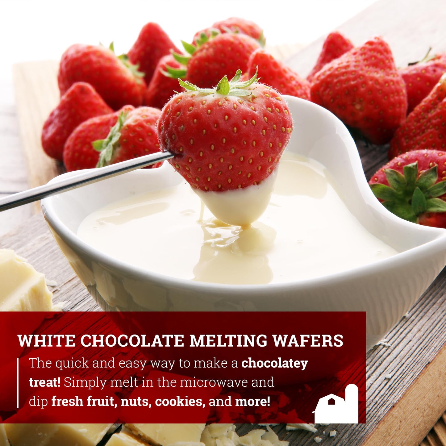 Hoosier Hill Farm White Melting Wafers, 2LB (Pack of 1)