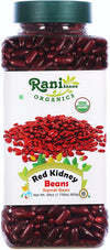 Rani Organic Red Kidney Beans (Rajmah Beans) Light 28oz (1.7lbs) 800g PET Jar ~ All Natural | Vegan | Gluten Friendly | NON-GMO 