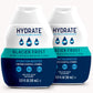 Hydrate Electrolyte Liquid Drink Enhancer Drops  Low Sugar  Low Calorie  Natural Flavor Hydration Mix with Essential Vitamins B3 B6 B12 (Glacier Frost (2 Pack))
