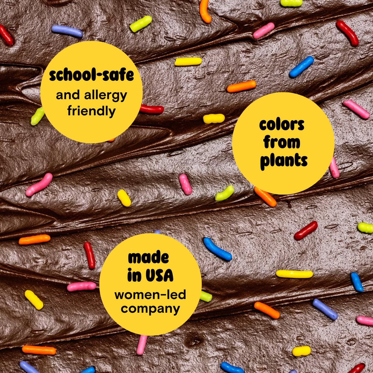 Supernatural Rainbow Softies Natural Sprinkles, Made in USA, No Artificial Dyes, Soy Free, Gluten Free, Vegan, 3oz