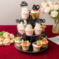 30Pcs Happy 80Th Birthday Cupcake Toppers Eighty Cheers To 80 Years Old Birthday Cupcake Picks For Happy 80Th Birthday Anniversa