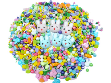 Sentovac Edible Easter Sprinkles Rabbit Bunny Carrot for Cake Decorating | Edible Cake Cupcake Sprinkles 1 Bottle 3.53oz/ 100g |