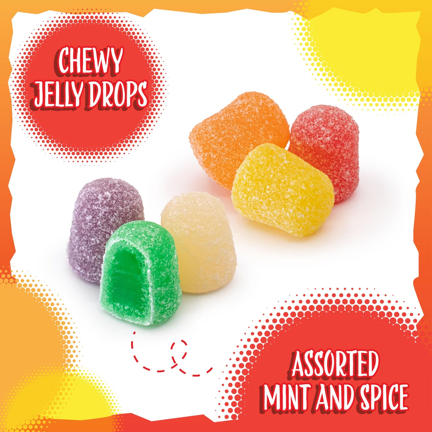 Spice Drops 3 Pound Bag | Spiced Gum Drops Candy | Assorted Flavors Old Fashioned Candy | Cinnamon, Peppermint, Spearmint, Winte