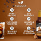 Syruvia Gingerbread Syrup - Gingerbread Coffee Syrup Flavor, 25.4 Fl Oz, Kosher, Gluten Free, Perfect For Coffee, Drinks, Soda,