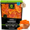 NUT CRAVINGS Dry Fruits - Sun Dried Mango Slices, with Sugar Added (8oz - 1 Pack) Packed Fresh in Resealable Bag - Sweet Snack, 