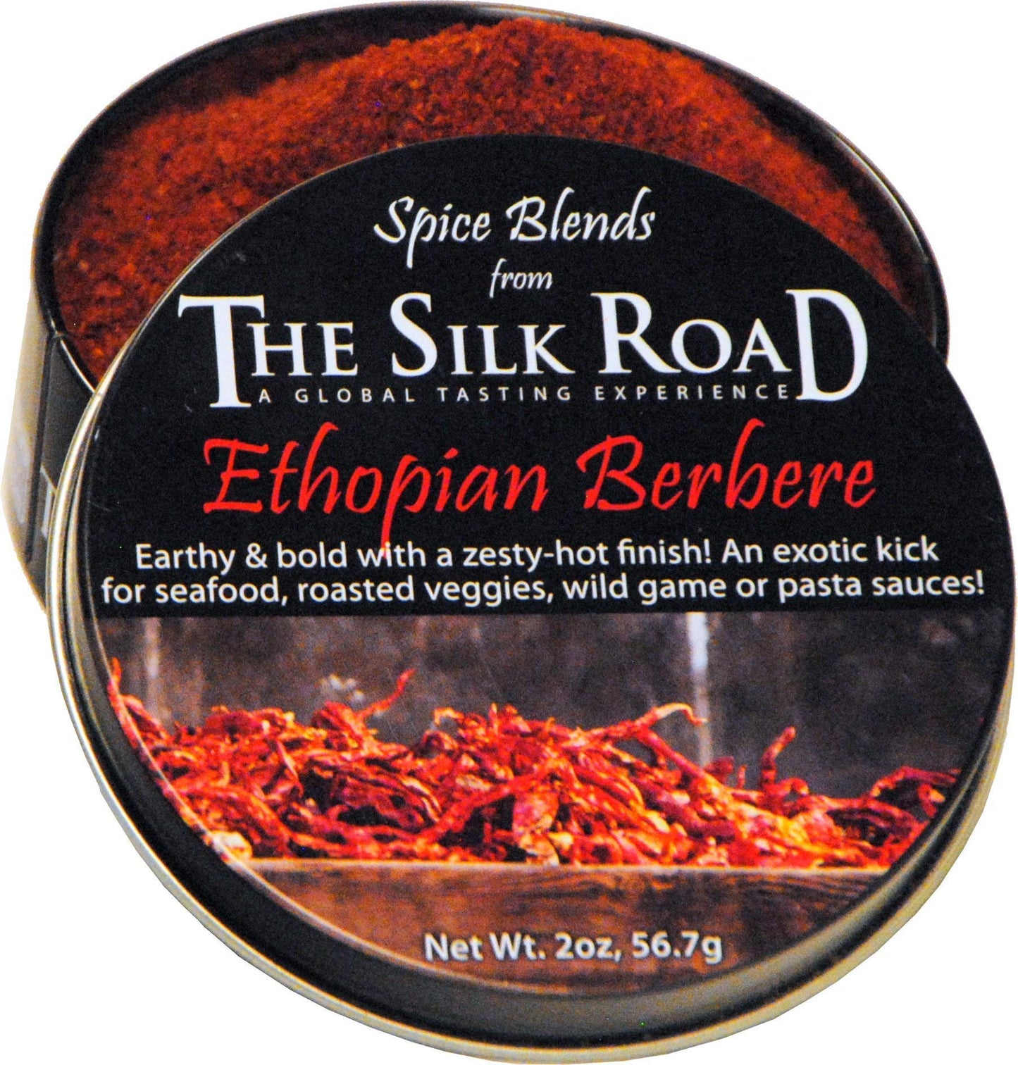 Ethiopian Berbere Spice Blend from The Silk Road Restaurant (2oz), No Salt | All Natural East African Seasoning | Vegan | Gluten