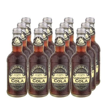 Fentimans Sparkling Curiosity Cola - Healthy Soda, All Natural Soda, Craft Soda With No Artificial Flavors, Preservatives, Or Sweeteners, Botanically Brewed - Curiosity Cola, 275 Ml (Pack Of 12)