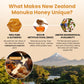 Bees & Trees New Zealand Manuka Honey 550+ and 350+ MGO - Pure, Raw, Unpasteurized Monofloral Superfood Honey for Wellness & Vit