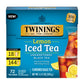 Twinings NEW Lemon Black Iced Tea, 72 Oversized Tea Bags, Makes 18 Pitchers or 144 Servings, Unsweetened, Caffeinated, 72 Count 
