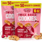 COOPER STREET Biscotti Cookies - Twice-Baked Cherry White Chip, 16 oz Pack of 2, Dairy, Peanut & Soy Free