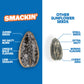 Smackin' - Jumbo Roasted Sunflower Seeds, No Salty Burn, American Made, Easy Pour & Seal - Lemon Pepper, 4Oz Bag (12 Bags)