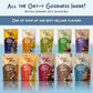 Dozy Oats Overnight Oatmeal Packets  10-Pack Sampler Box with Chia Seeds  Gluten-Free  Natural Source of Protein and Fiber  10-Pack and Jar