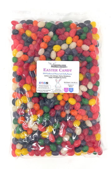 YANKEETRADERS OLD FASHIONED JELLY BEANS, 5 Pound Assortment, Bulk, Easter, Spring