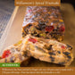 Williamsons Spiced Fruitcake, Fruit Cake, Freshly Made, Gourmet Snack, Food Gift with Fine Fruits and Nuts (20 Ounce, Pack of 1