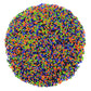 Mystic Sprinkles Halloween Sprinkle Mixes (Fright Night Nonpareils Mix 3.8Oz)