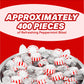 CHAIN & JO SWEETS Starlight Peppermints Mints 5 Lb -Approx 400 Peppermint Candy Individually Wrapped - Christmas Candy Mints