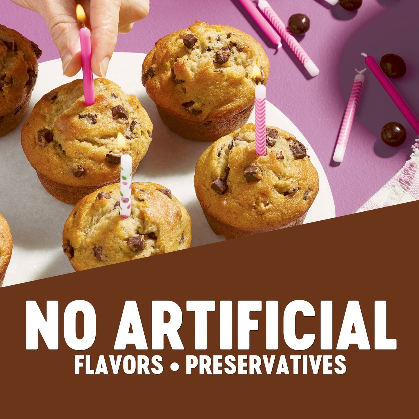 Krusteaz Chocolate Chunk Muffin Mix - No Artificial Flavors/Preservatives - 18.25 Oz Box (Pack Of 12)